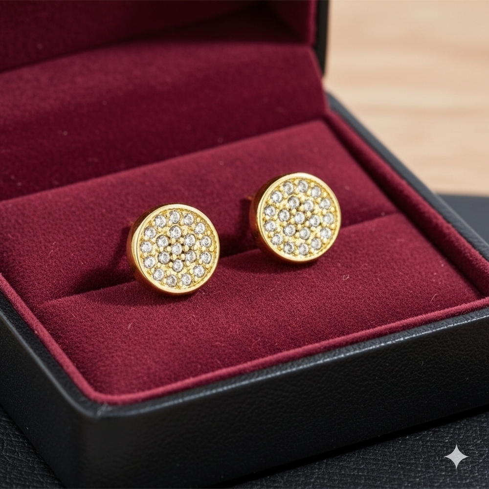 Mens Micropave Earrings